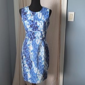 "Watercolor" Sheath Dress